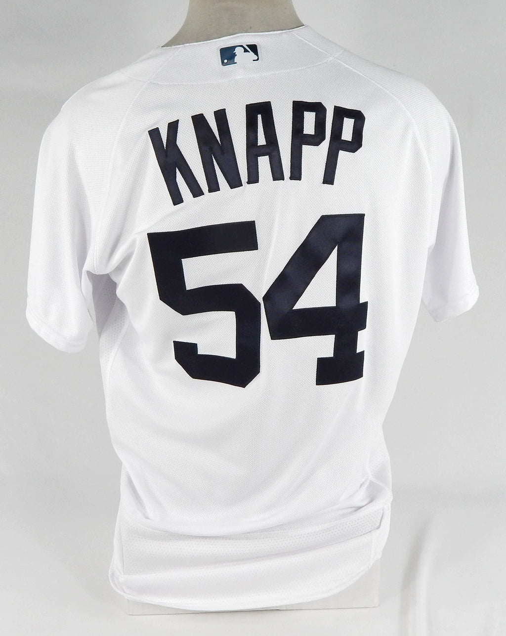 2023 Detroit Tigers Andrew Knapp #54 Game Issued White Jersey El Tigres 44 3