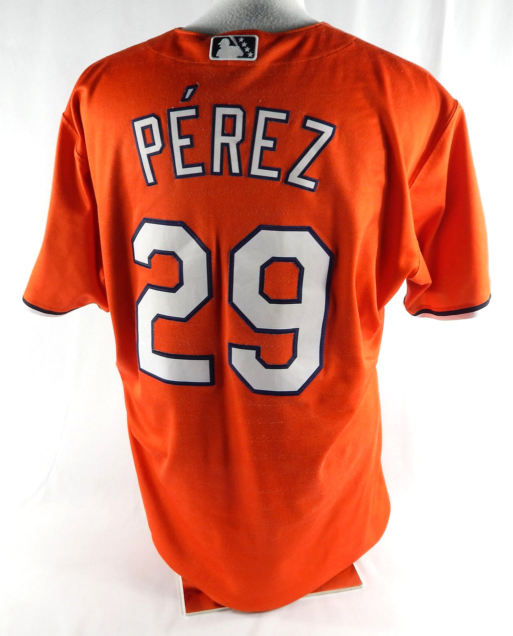 2024 Las Vegas Aviators Carlos Perez #29 Game Used Orange Jersey 46 233 Pic2