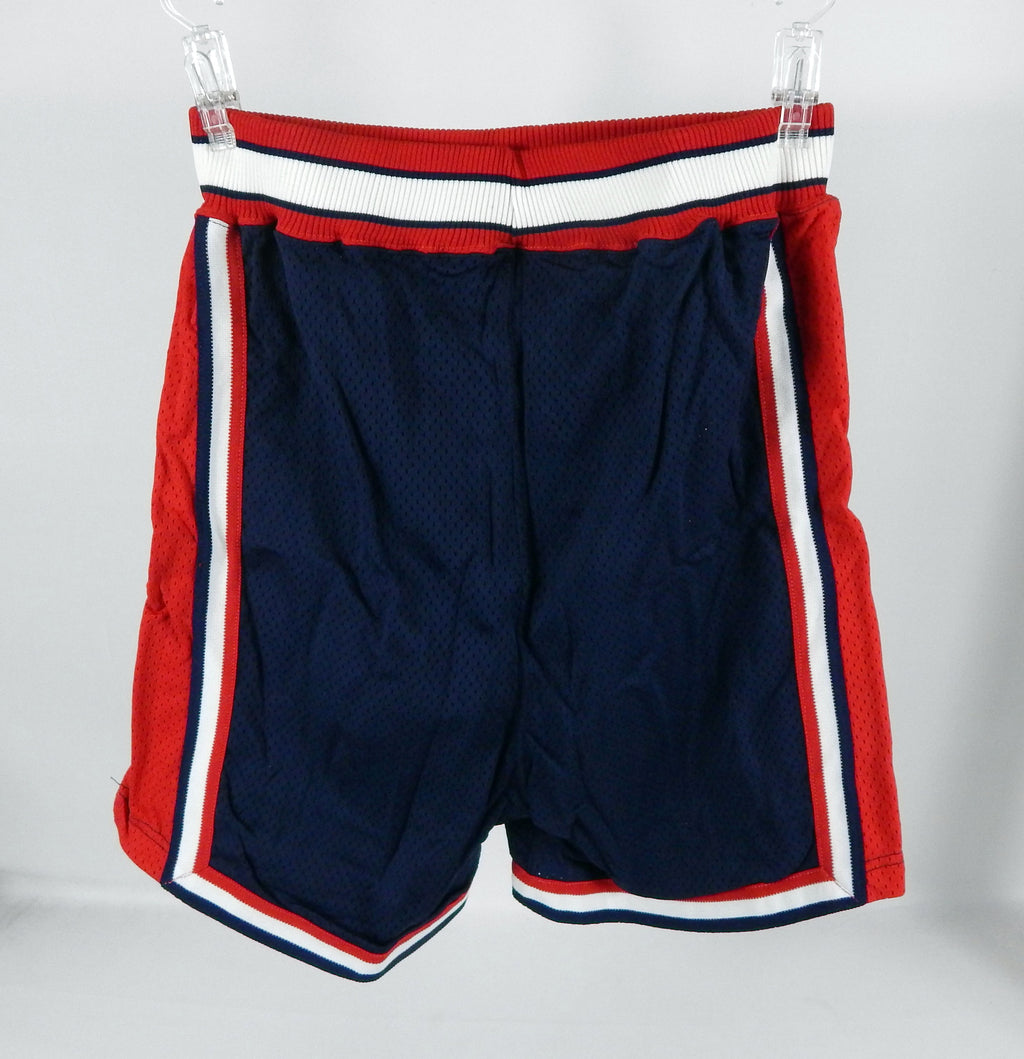 1994-95 USA Basketball Game Issued Navy Red Shorts 36 DP72288 Pic2