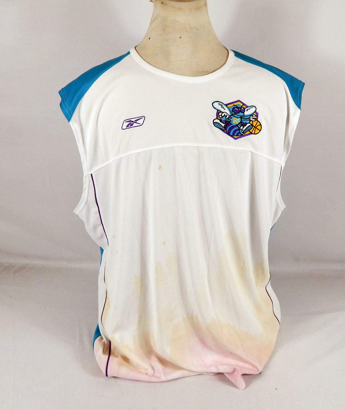 2000s New Orleans Hornets Game Issued White Tank Top Shirt 3XLT DP72338
