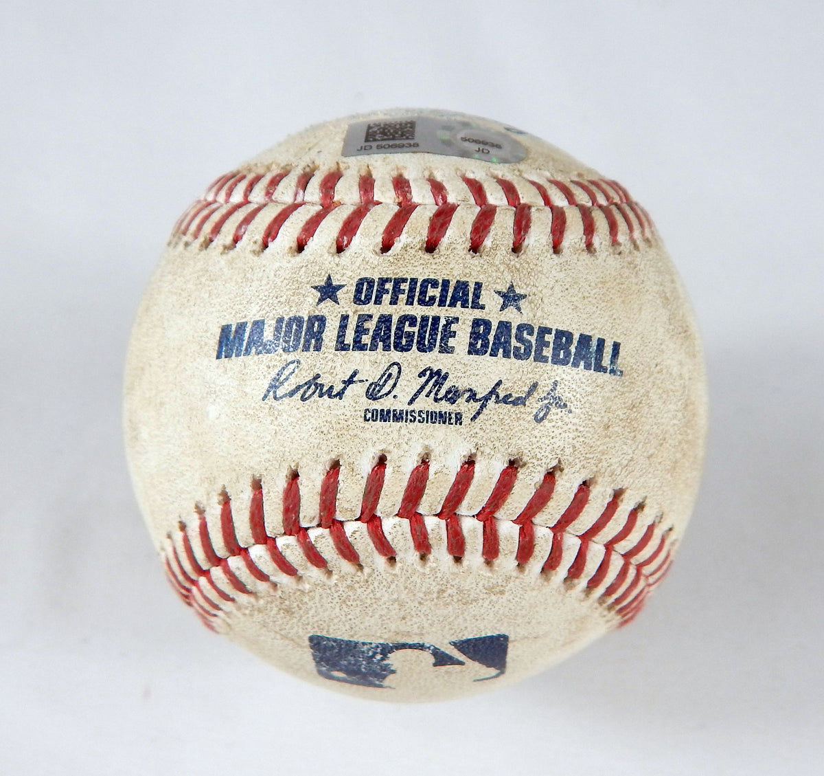 2023 Marlins Nationals Game Used Baseball Trevor Williams Jacob Stallings PID