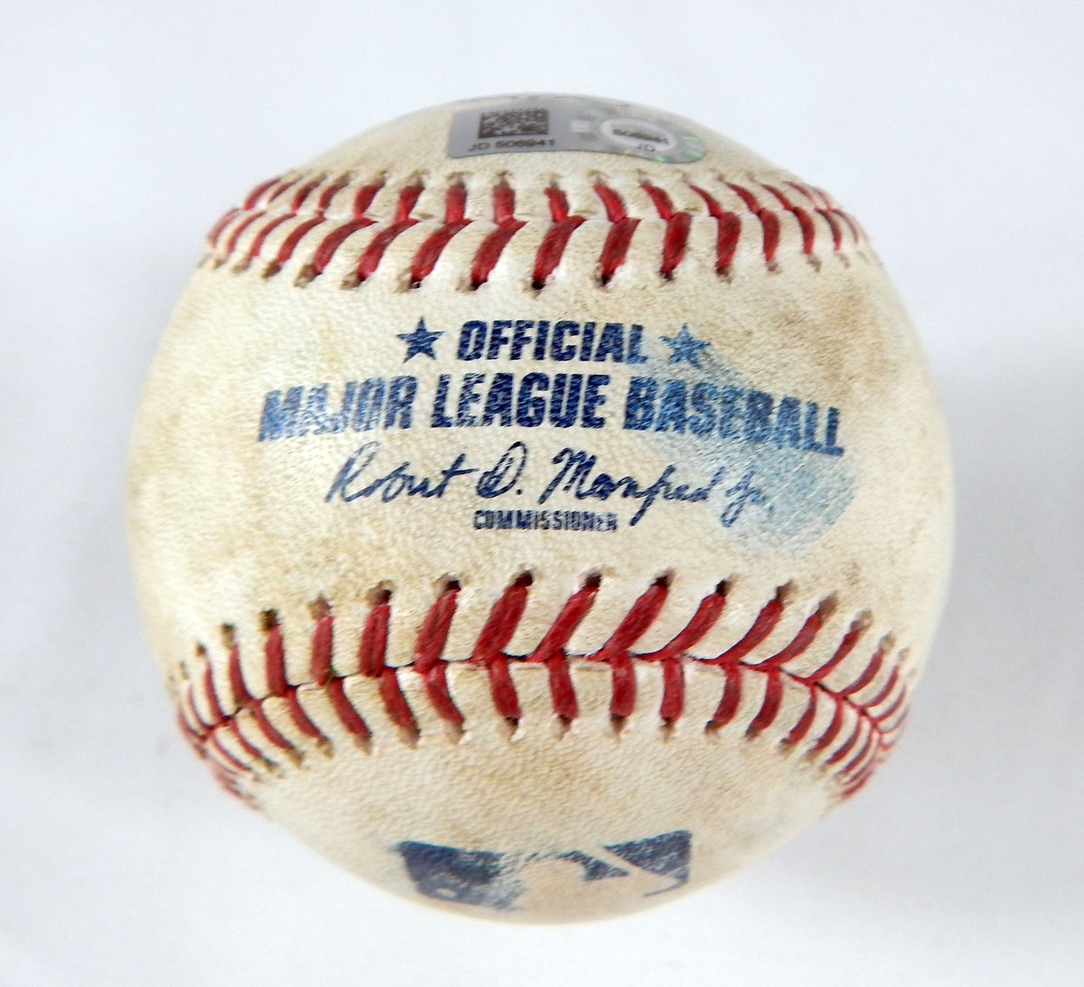 2023 Marlins Nationals Game Used Baseball Johnny Cueto Jake Alu Single 326