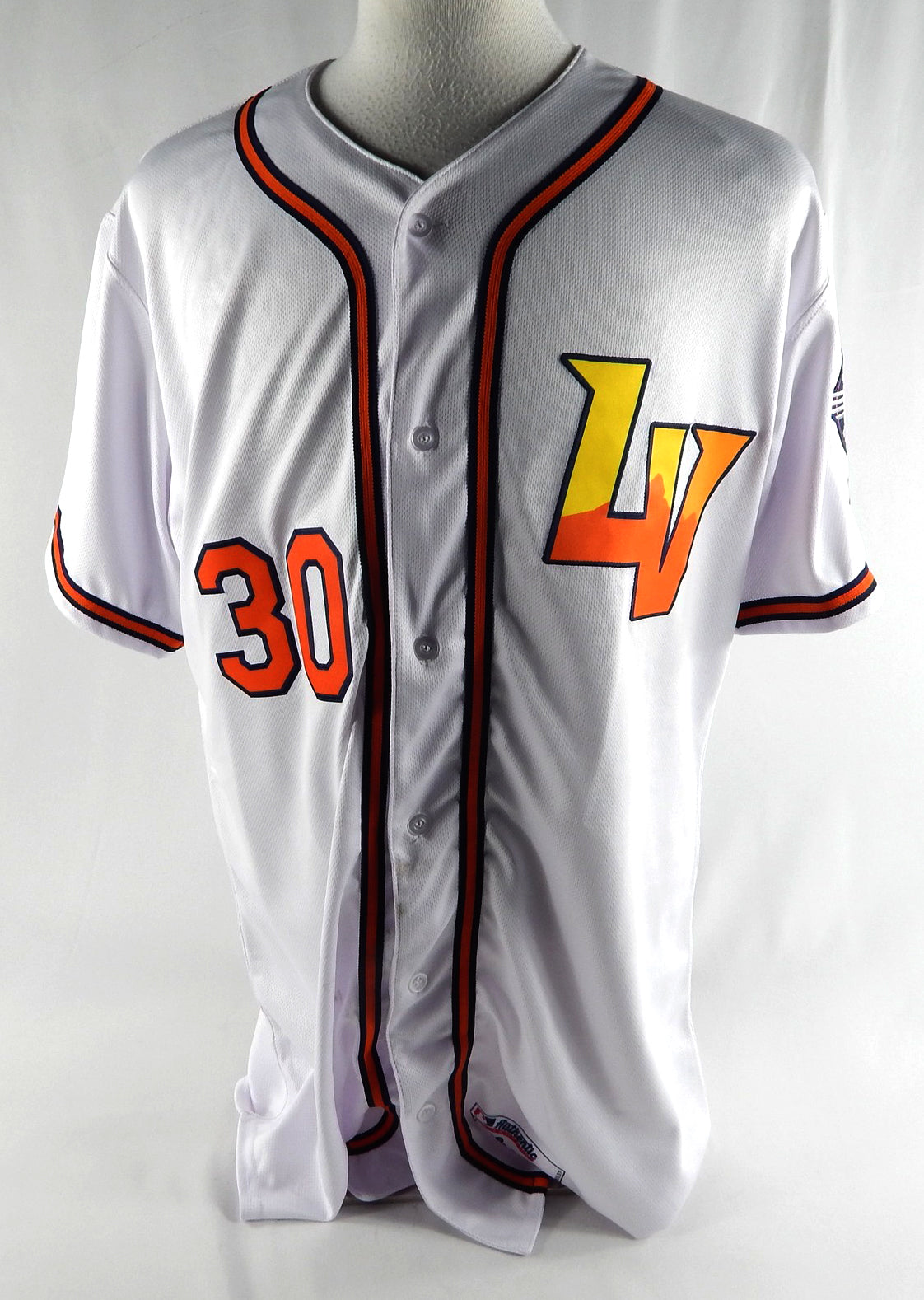 2024 Las Vegas Aviators Javier Godard #30 Game Used White Jersey 46 234