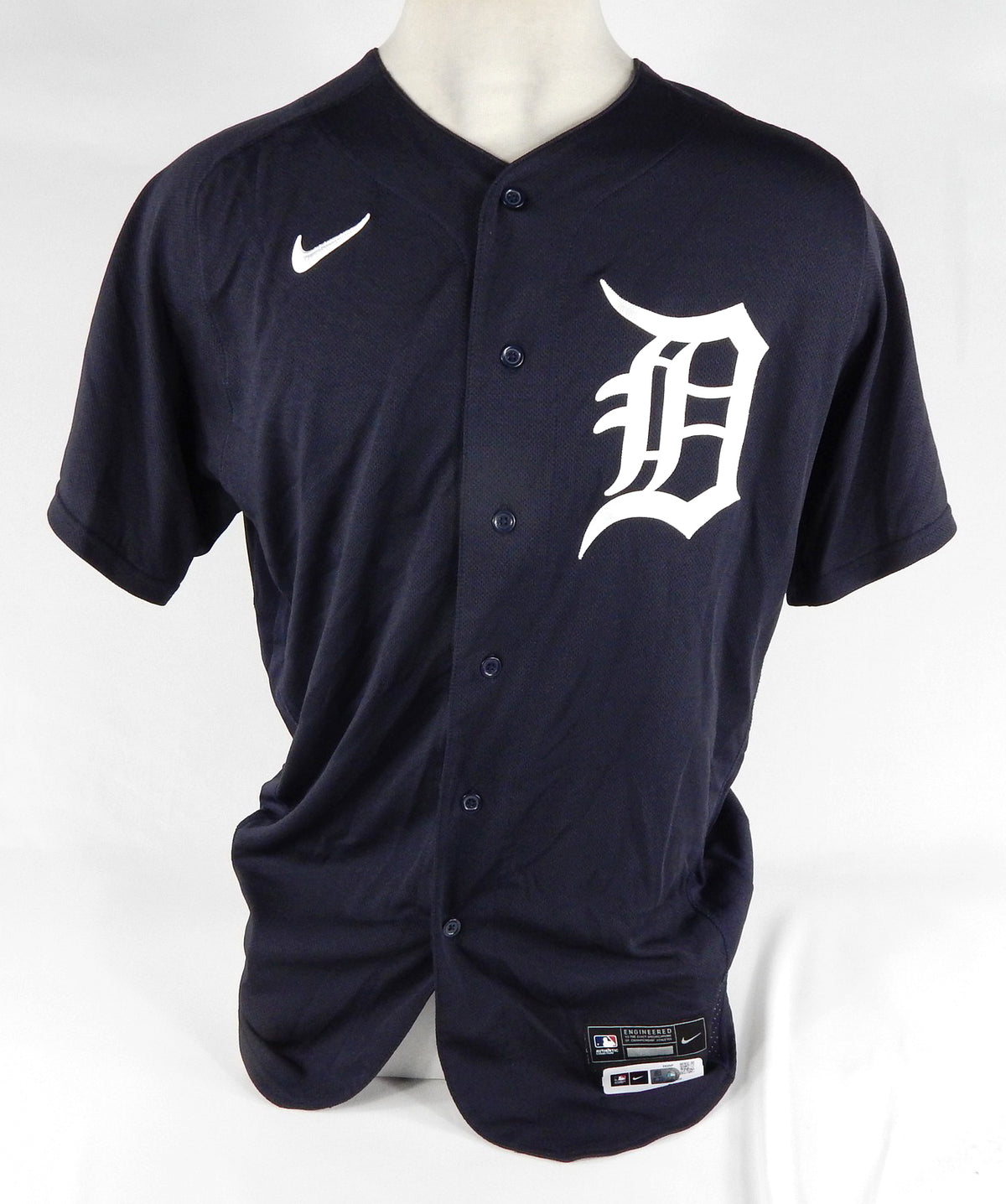 2023 Detroit Tigers Jace Fry #85 Game Used Navy Jersey BP ST 46 DP67735 Pic2