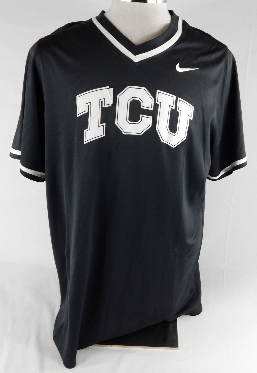 2020 Texas Christian Frogs #51 Game Issued Grey Practice Jersey Baseball XL 796
