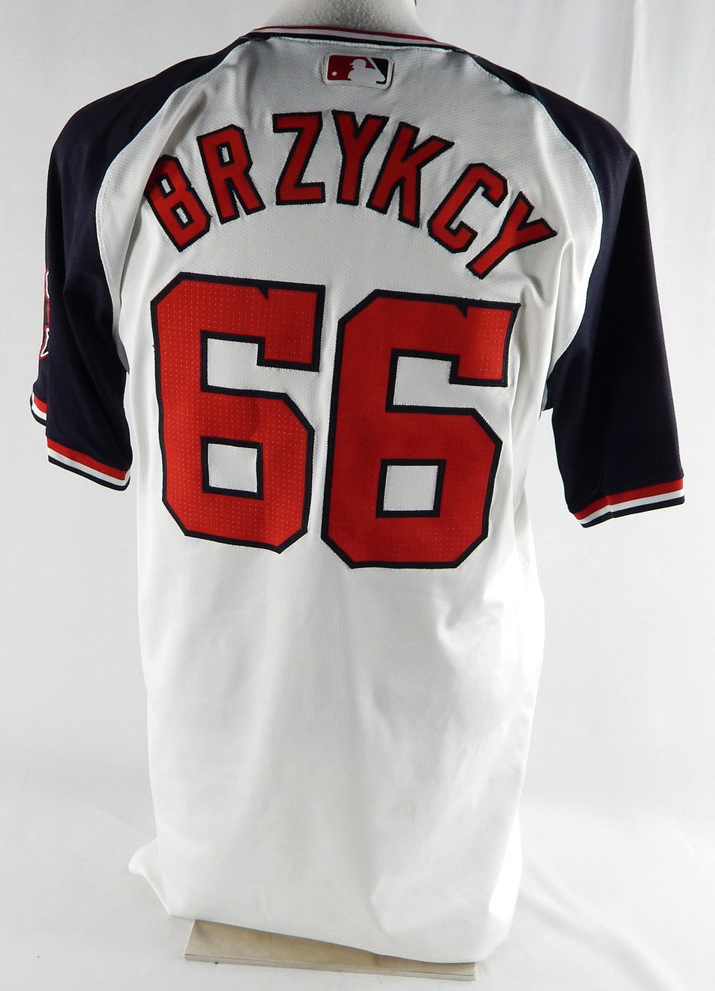 2024 Washington Nationals Zach Brzykcy #66 Game Issued White Jersey DC Alt 44 84 Pic2