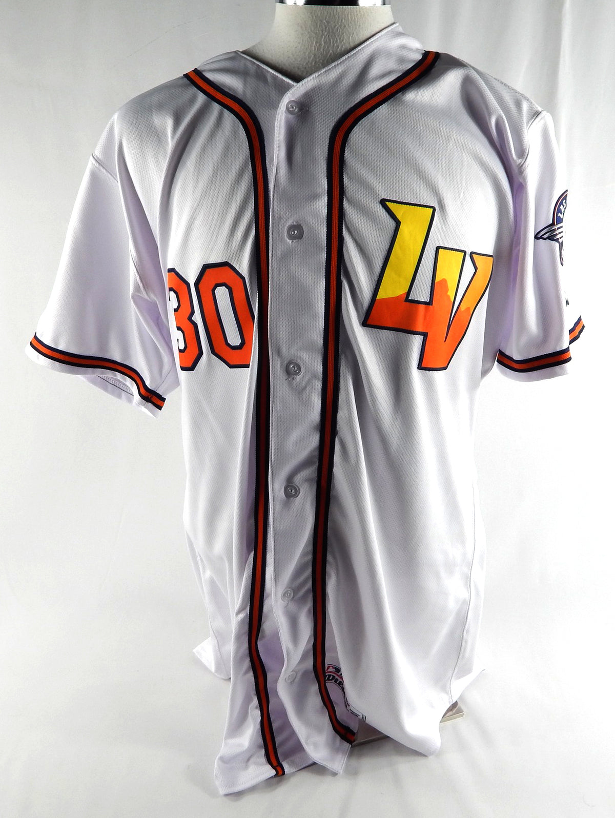 2024 Las Vegas Aviators Javier Godard #30 Game Used White Jersey 46 236