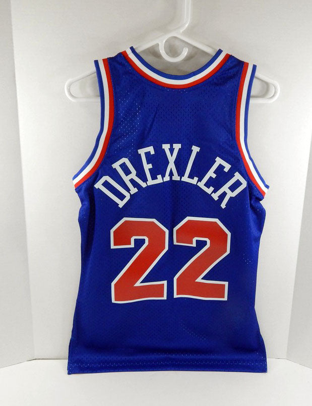Mens NBA All Star Clyde Drexler #22 Blue Jersey HWC Mitchell & Ness NWT 46S Pic2