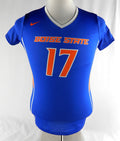 Boise State Broncos #17 Game Used Blue Jersey Womens Soccer S 737