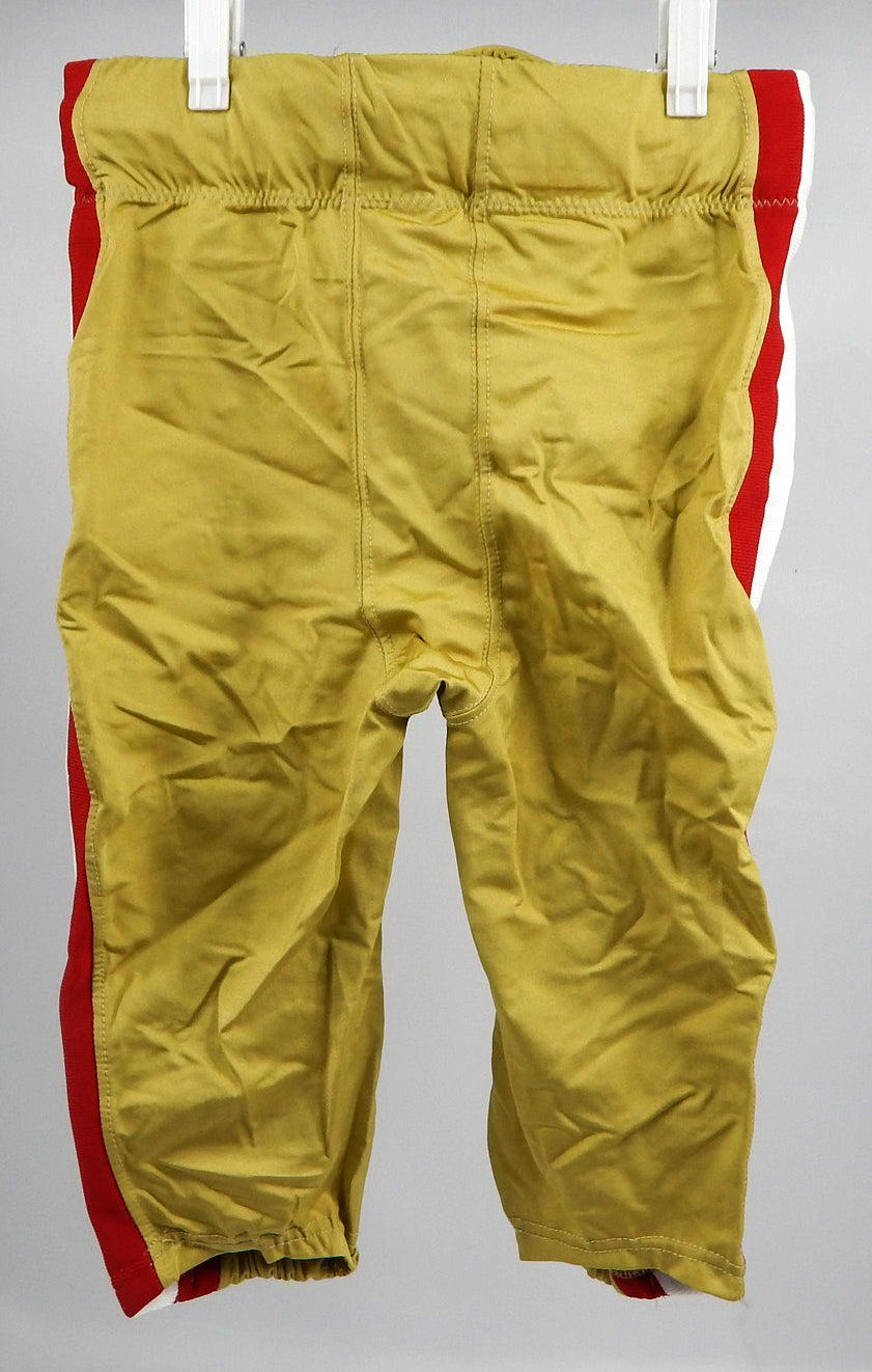 2009 San Francisco 49ers Game Issued Gold Pants 34 141 Pic2