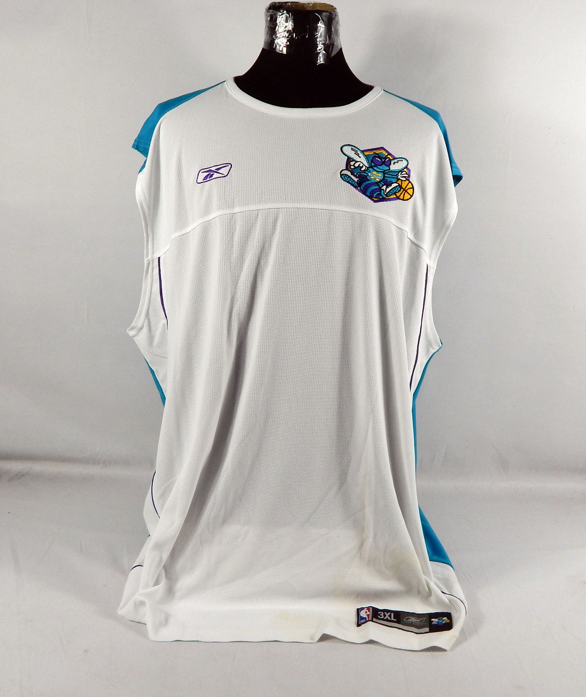 2000s New Orleans Hornets Game Issued White Tank Top Shirt 3XLT DP72341