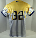 2021 Syracuse Mets #32 Game Issued White Jersey Size 44 Salt Potatoes 113