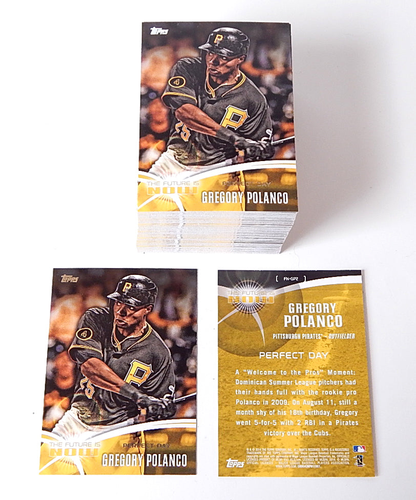 Lot of (100+) 2014 Topps Update Gregory Polanco #FN-GP2 Pittsburgh PIrates Mint