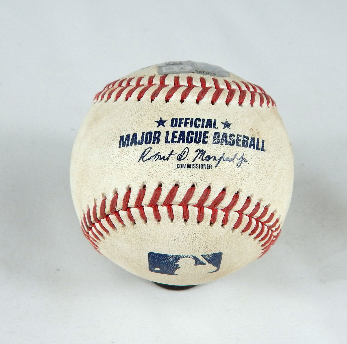 2023 Reds Nationals Game Used Baseball Ian Gibaut Dominic Smith Single
