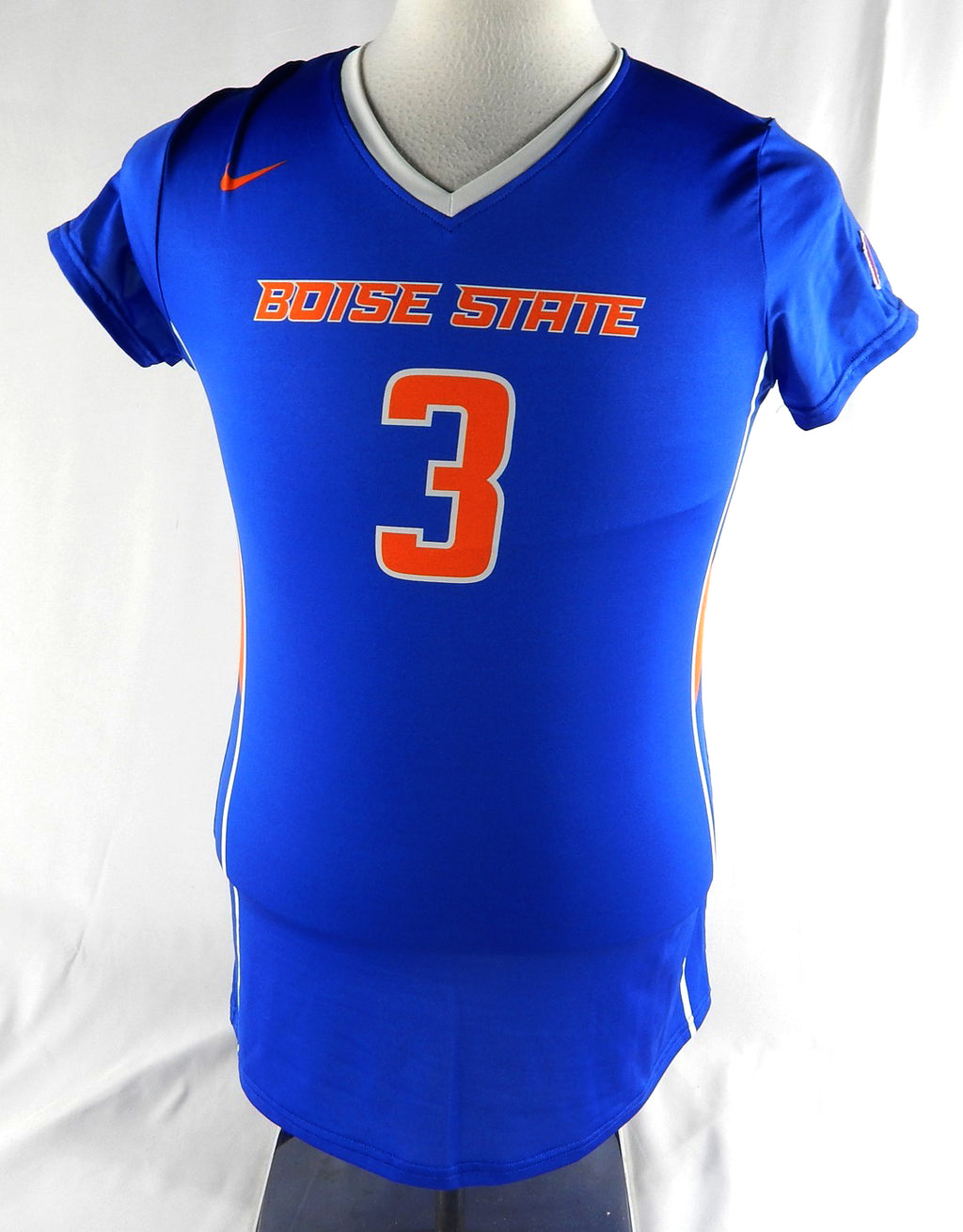 Boise State Broncos #3 Game Used Blue Jersey Womens Soccer L 742