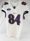 2014 Baltimore Ravens Chris Matthews #84 Game Used White Practice Jersey Ford 9