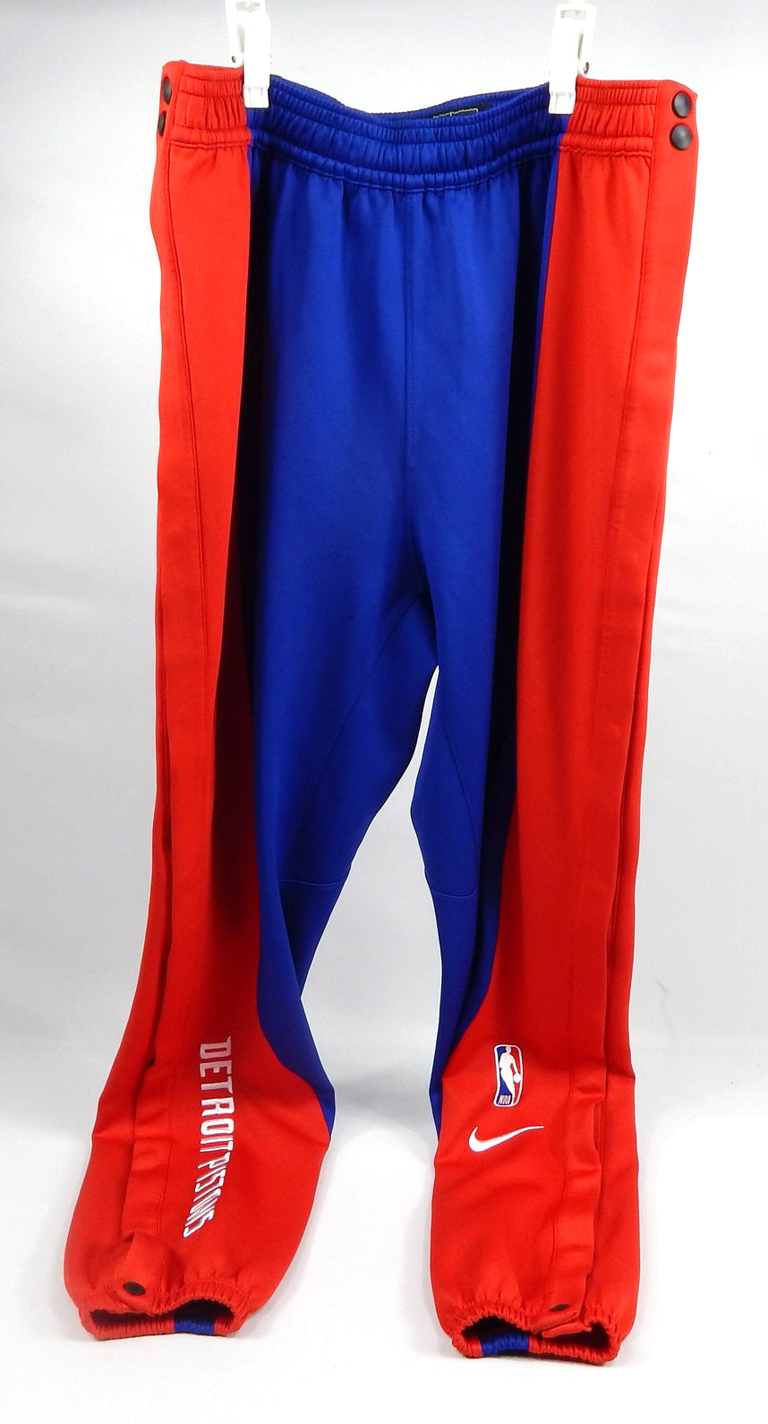 2023-24 Detroit Pistons Jared Rhoden #8 Game Used Blue Warm Up Pants L 825