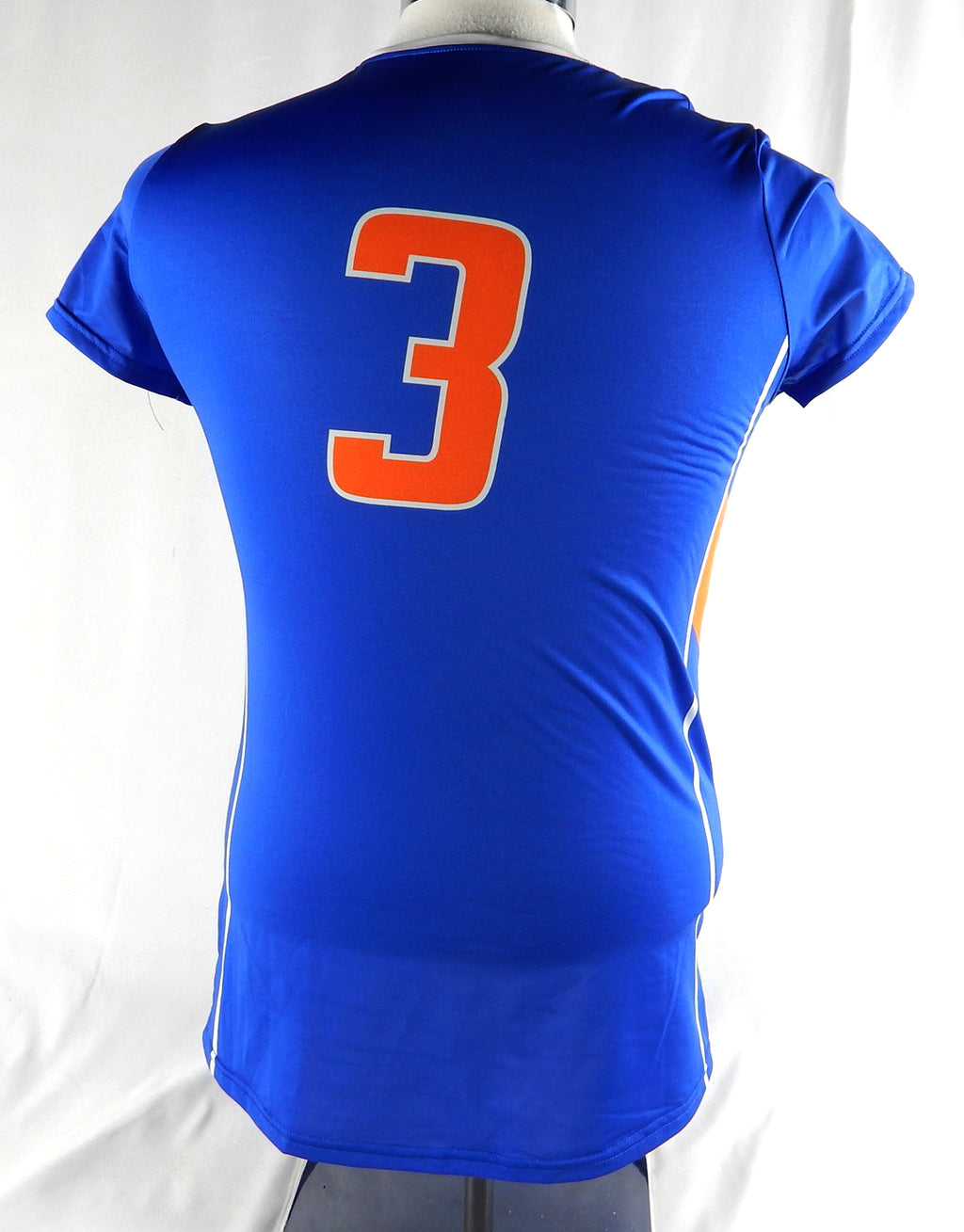 Boise State Broncos #3 Game Used Blue Jersey Womens Soccer L 742 Pic2