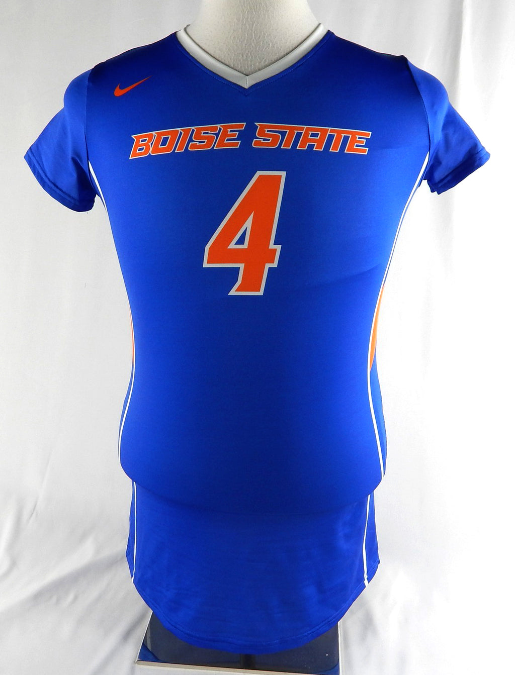 Boise State Broncos #4 Game Used Blue Jersey Womens Soccer M 743