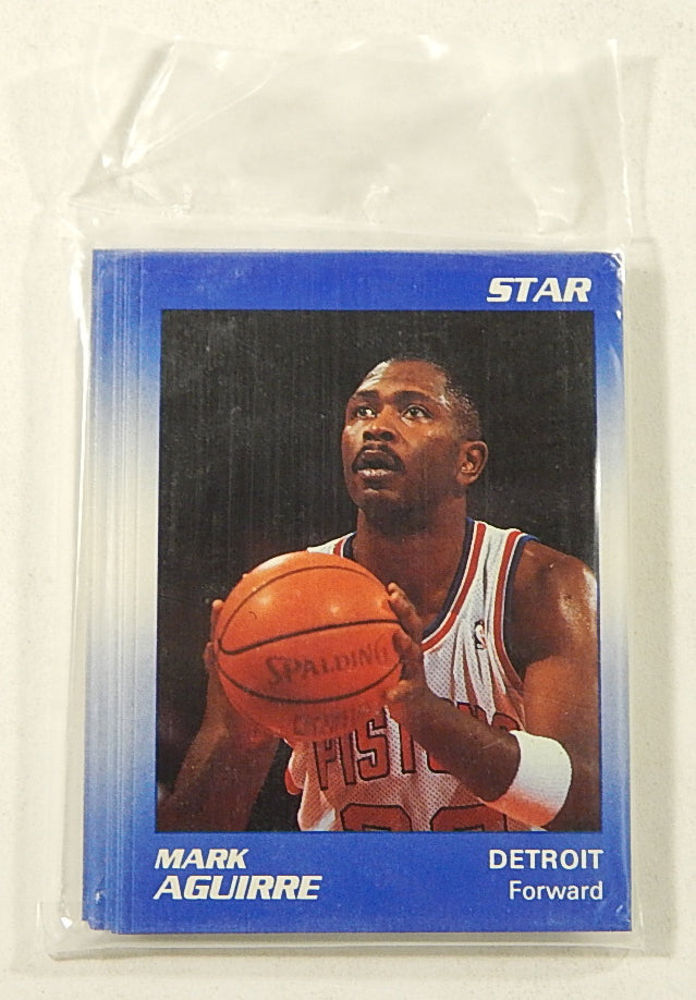 1990 Star Mark Aguirre Trading Card Set (14) In Factory Sealed Bag