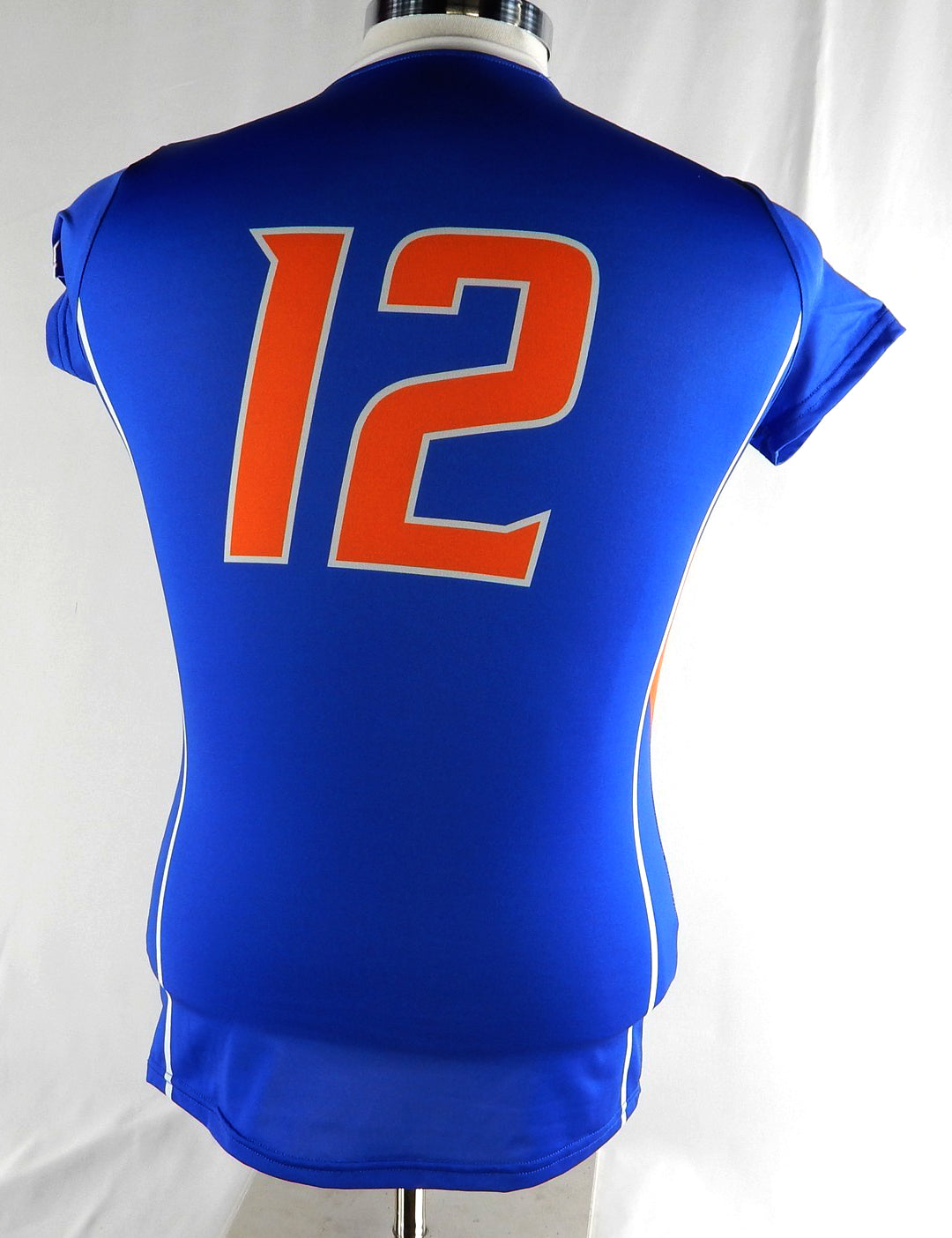 Boise State Broncos #12 Game Used Blue Jersey Womens Soccer S 744 Pic2