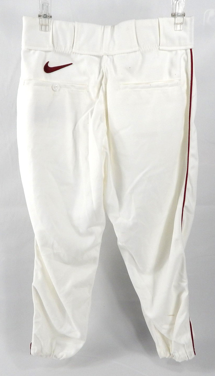 2000s Alabama Crimson Tide Game Issued White Pants Baseball 30 711 Pic2
