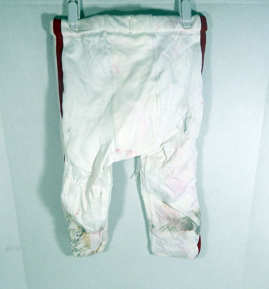 Indiana Hoosiers #61 Game Used White Pants L DP62436 Pic2
