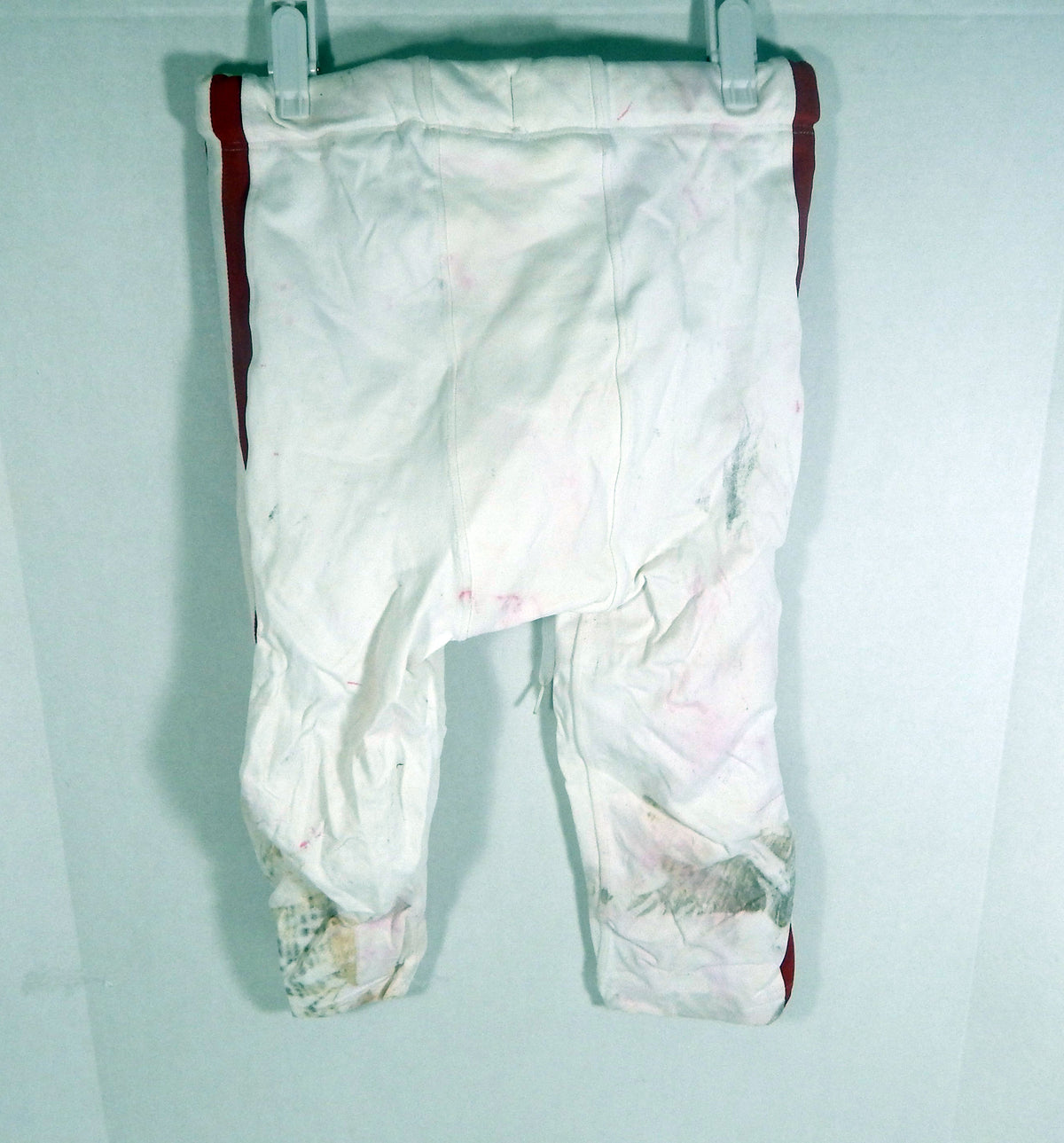 Indiana Hoosiers #61 Game Used White Pants L DP62436 Pic2