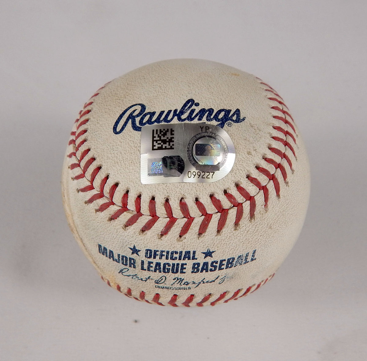 2023 Nationals Astros Game Used Baseball Framber Valdez Ildemaro Vargas lO Pic2