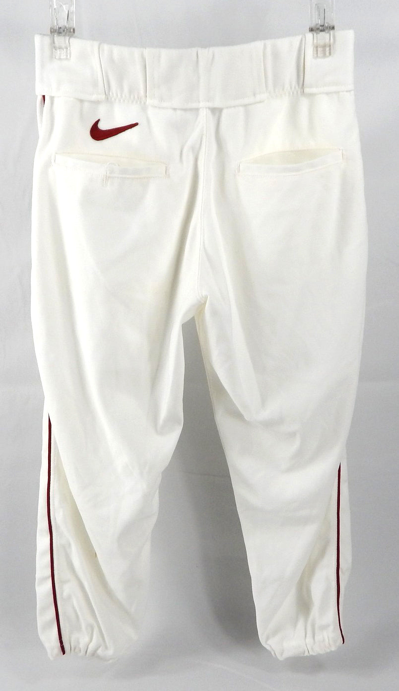2000s Alabama Crimson Tide Game Issued White Pants Baseball 30 DP86712 Pic2