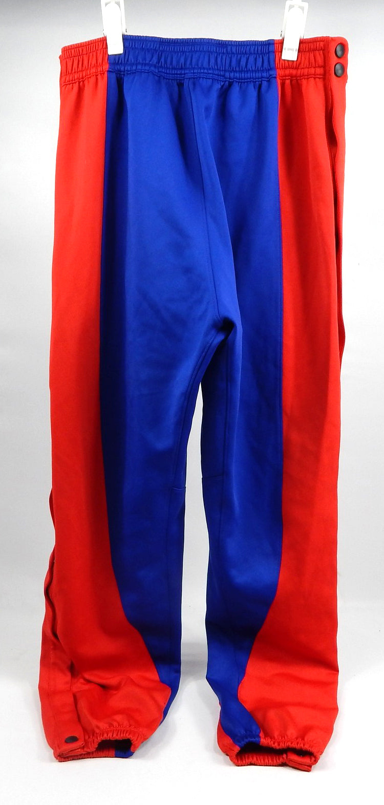 2023-24 Detroit Pistons Flynn/ burks #14 5 Game Used Blue Warm Up Pants M 827 Pic2