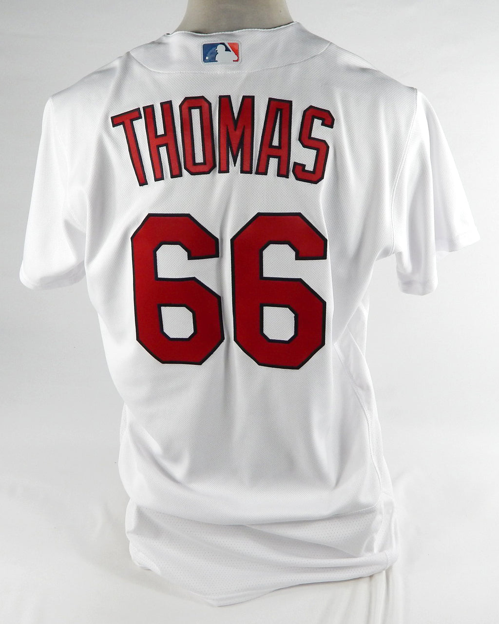 2020 St. Louis Cardinals Connor Thomas #66 Game Issued White Jersey 46 DP72527