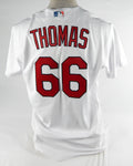 2020 St. Louis Cardinals Connor Thomas #66 Game Issued White Jersey 46 DP72527