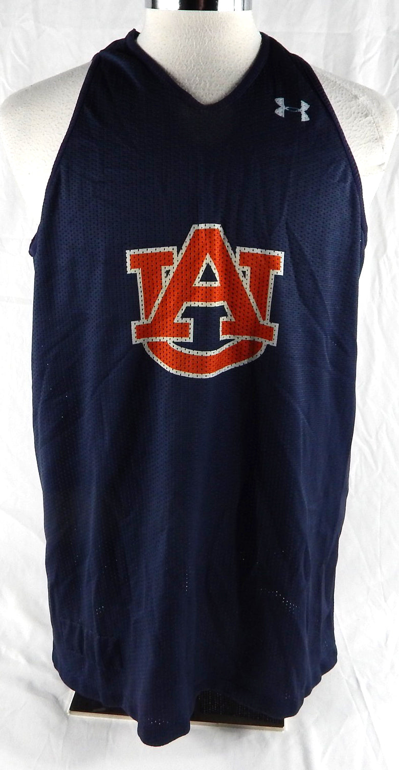 Auburn Tigers #22 Game Used Navy Practice Jersey Basketball L 173