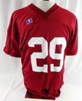 1990s Alabama Crimson Tide #29 Game Issued Pos Used Red Practice Jersey XL 366