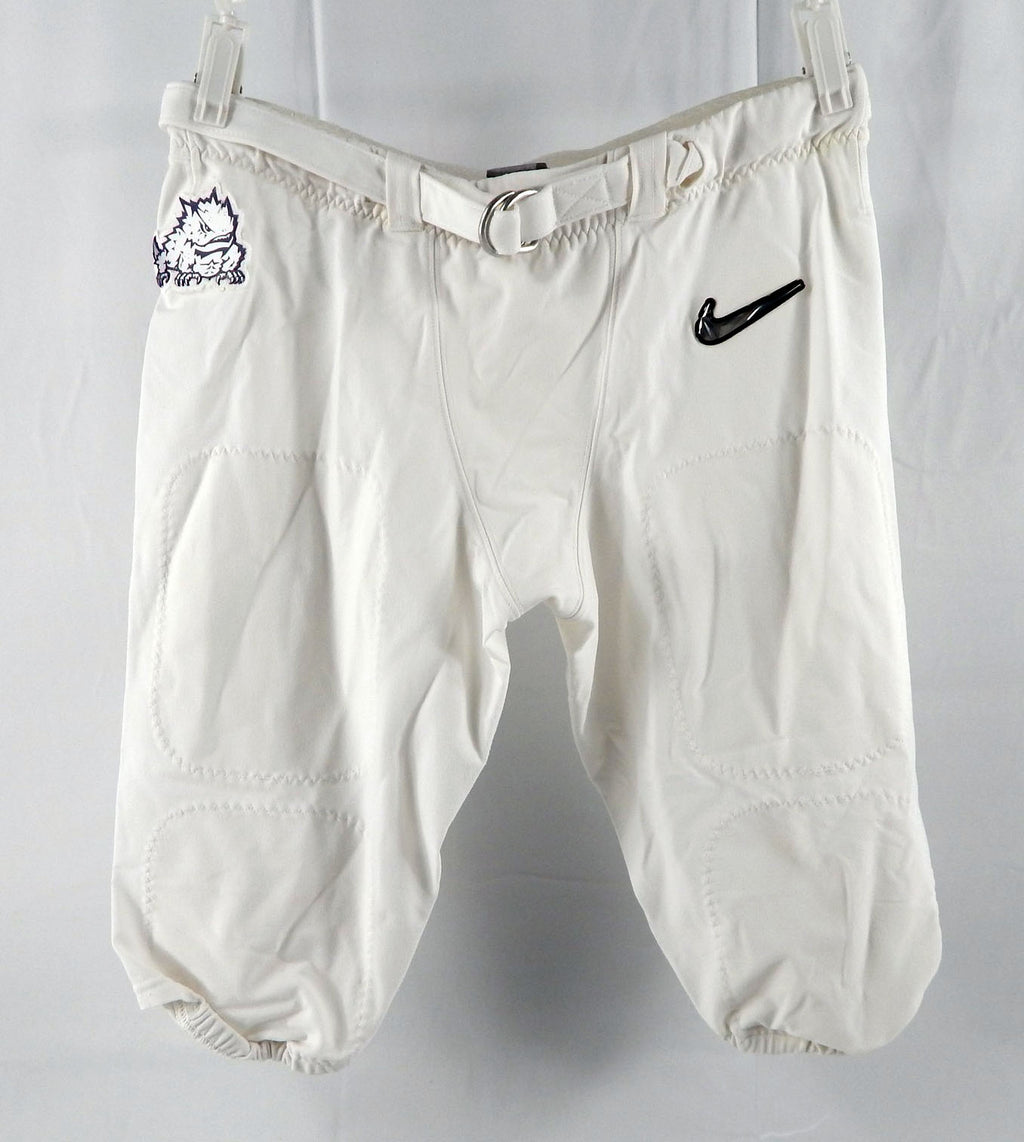 2022 Texas Christian TCU Frogs #59 Game Used White Pants College Playoffs 38 0