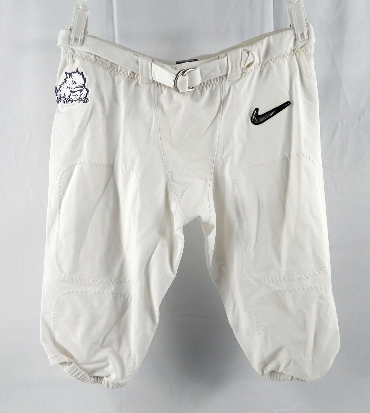 2022 Texas Christian TCU Frogs #59 Game Used White Pants College Playoffs 38 0