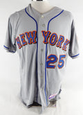 2011 New York Mets Chin-Lung Hu #25 Game Issued Grey Jersey 46 917