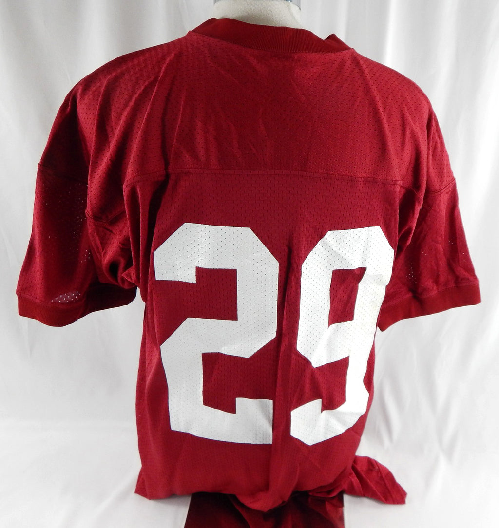 1990s Alabama Crimson Tide #29 Game Issued Pos Used Red Practice Jersey XL 366 Pic2