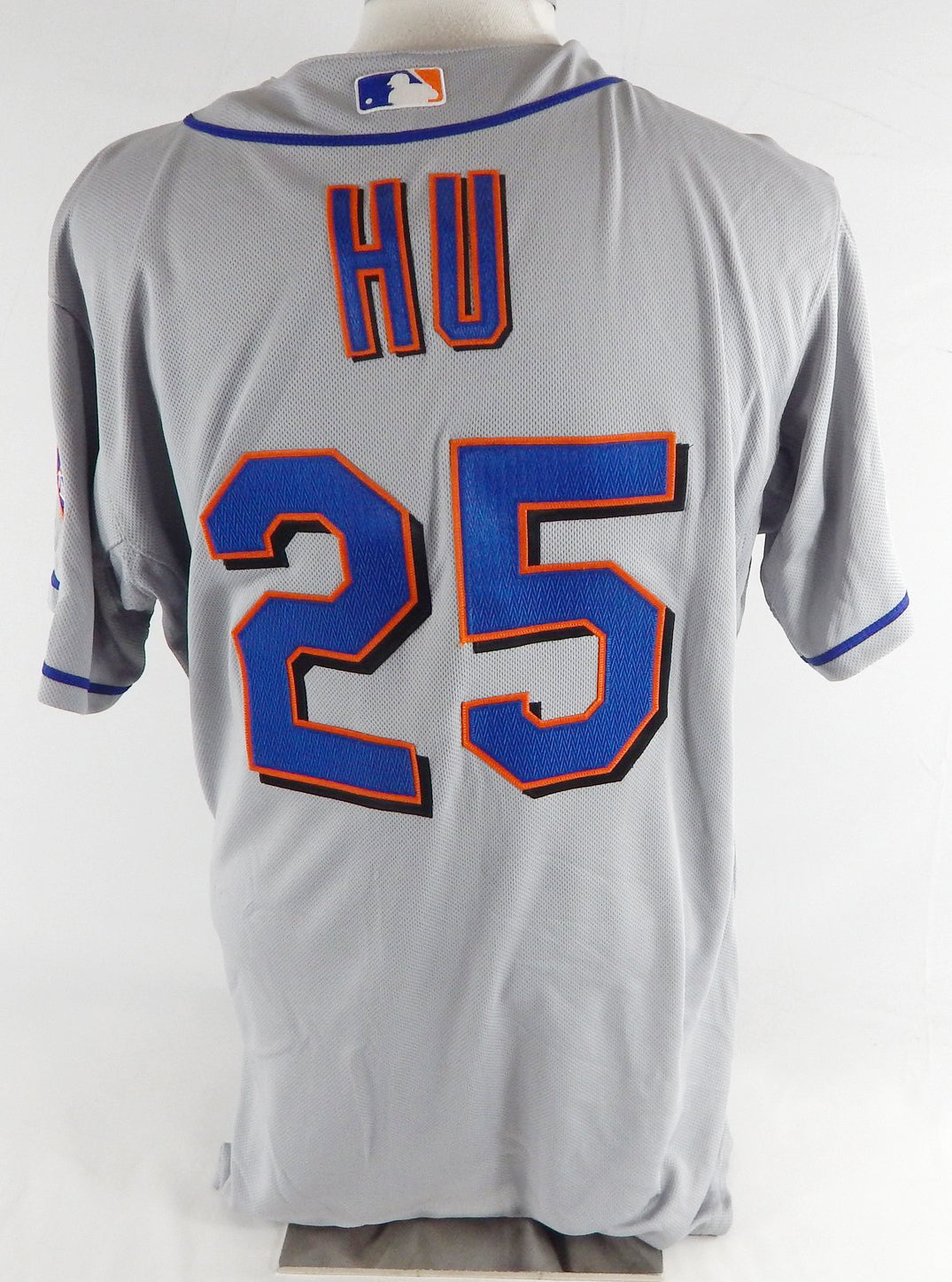 2011 New York Mets Chin-Lung Hu #25 Game Issued Grey Jersey 46 917 Pic2