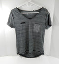 2015 Womens Detroit Pistons Grey Pocket V-Neck Top Shirt Antigua NWT 54S