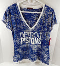 Ladies Detroit Pistons Authentic lue Cloudy T-Shirt Simplysporty NWT XL 47S