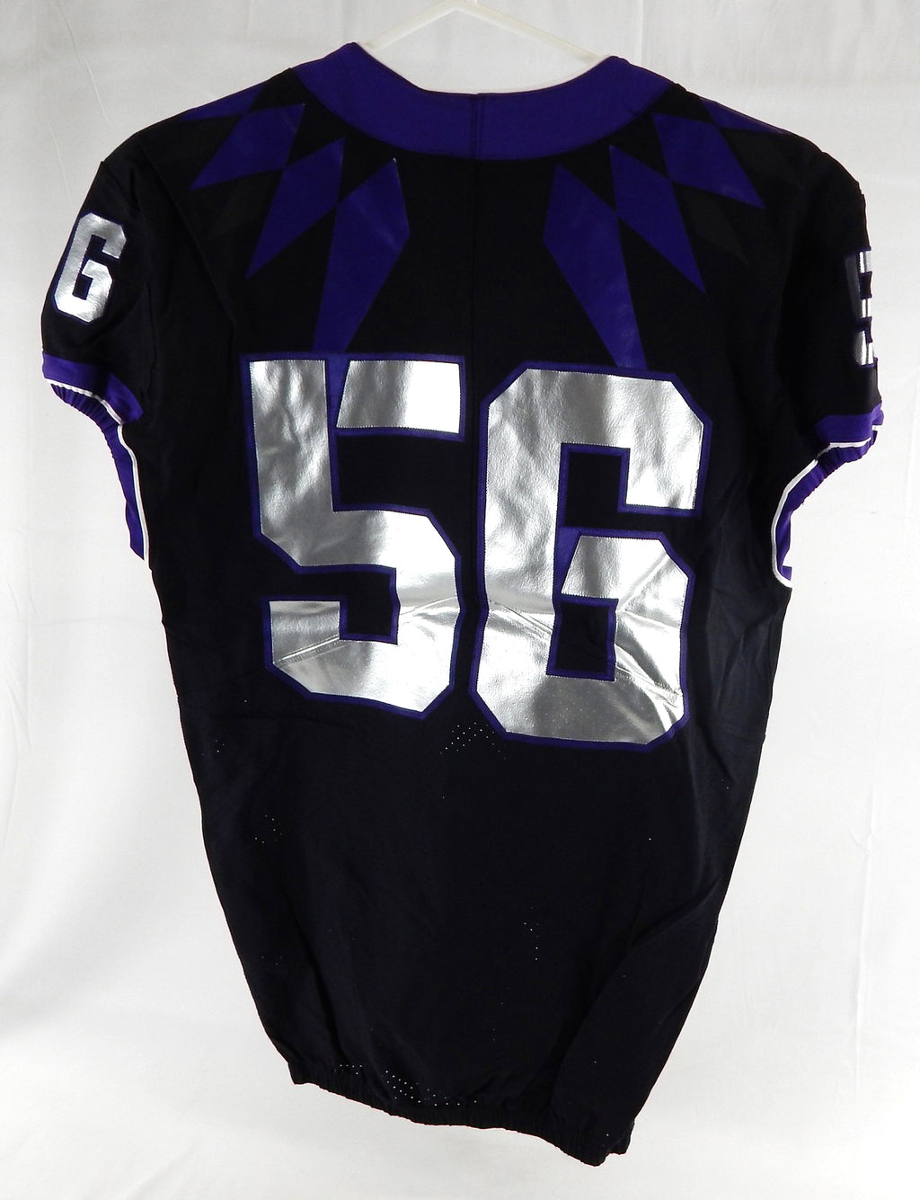2019-24 Texas Christian TCU Frogs #56 Game Used Black Jersey Football NP R 44 86 Pic2