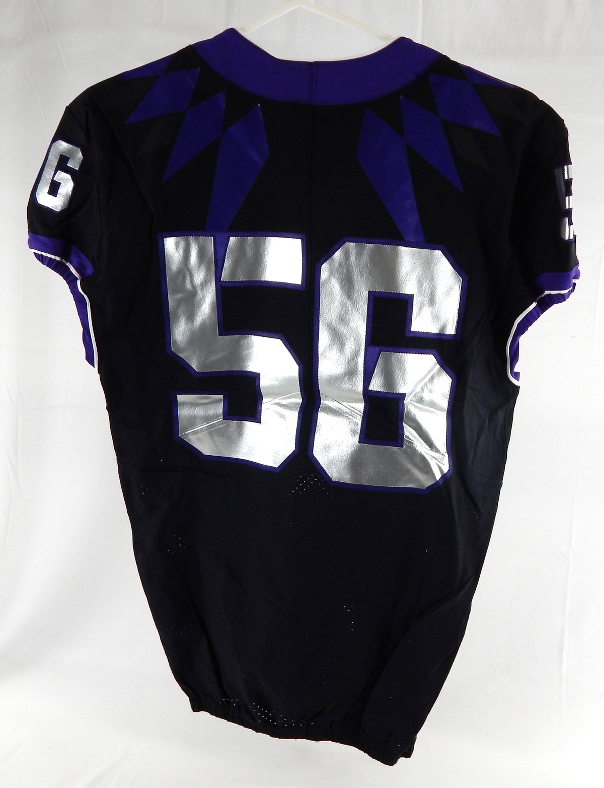 2019-24 Texas Christian TCU Frogs #56 Game Used Black Jersey Football NP R 44 86 Pic2