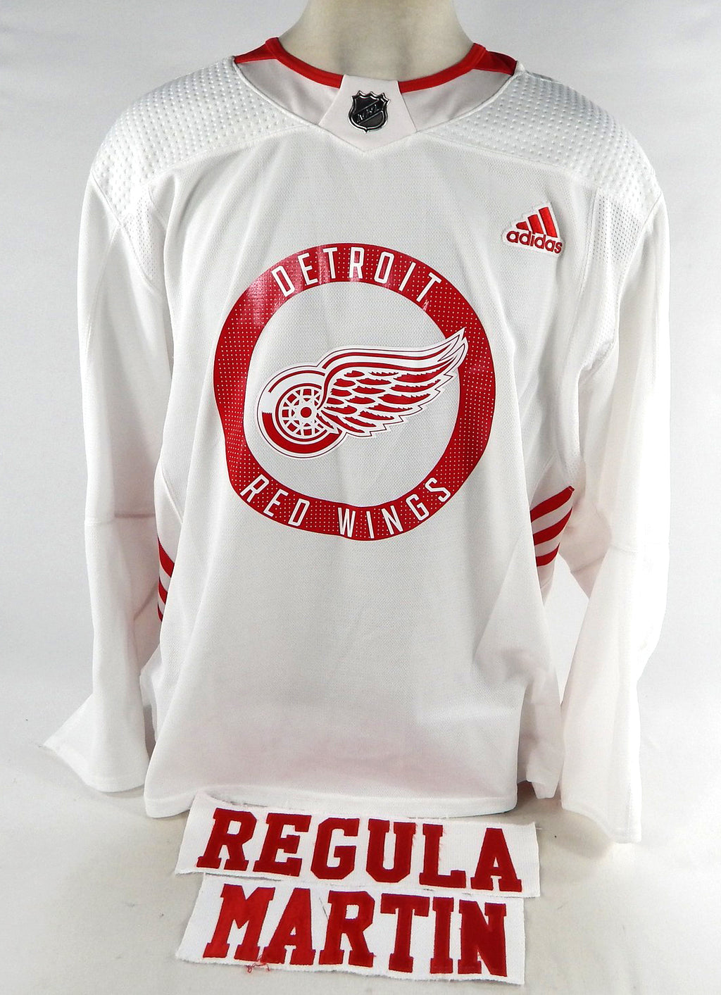 2017 Detroit Red Wings Marcus Kearsey #94 Game Used Prac Jersey Martin Regula NP