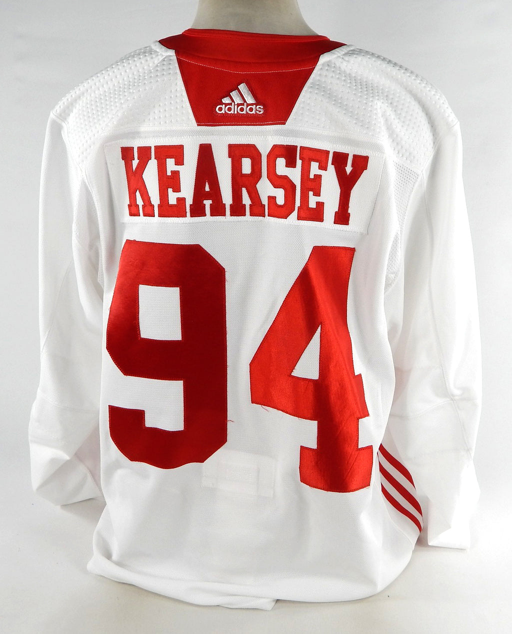 2017 Detroit Red Wings Marcus Kearsey #94 Game Used Prac Jersey Martin Regula NP Pic2