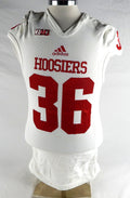 Indiana Hoosiers #36 Game Used White Jersey Football NP Rem M 171