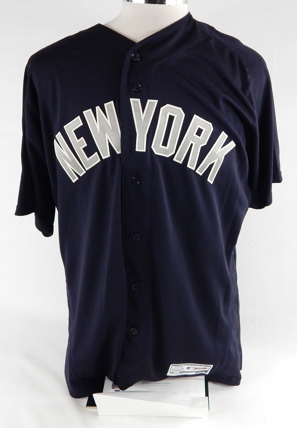 2017 New York Yankees Giovanny Gallegos #92 Game Issued Pos Used Navy Jersey STP