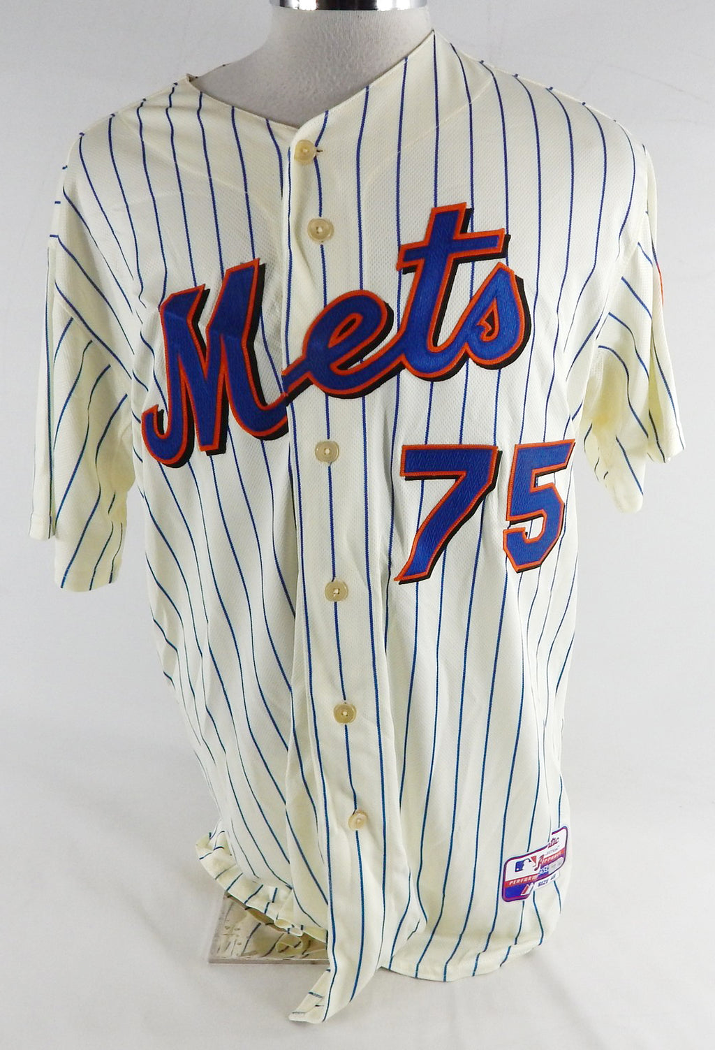 2011 New York Mets Francisco Rodriguez #75 Game Issued Cream Jersey 48 919