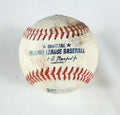 2023 Cardinals Nationals Game Used Baseball Miles Mikolas Luis Garcia Foul 6